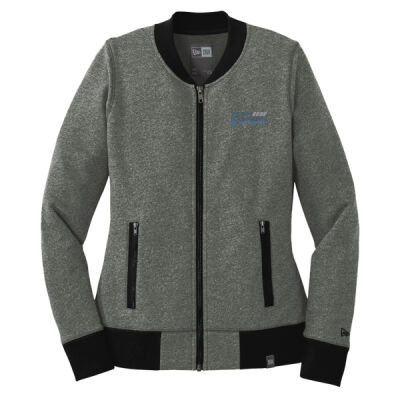 THS embroidered  - Ladies French Terry Baseball Full Zip Thumbnail