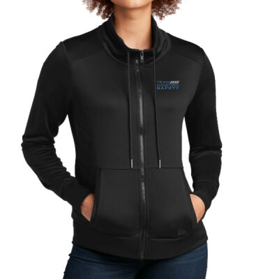 THS embroidered  - Women's Performance Terry Full Zip Cowl Thumbnail