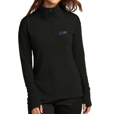 THS embroidered  - Ladies Sport Wick ® Flex Fleece 1/4 Zip Thumbnail