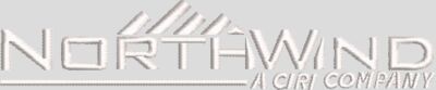 North Wind Ciri White Embroidery Logo