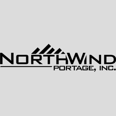 North Wind Portage 1Color Black Vector Thumbnail